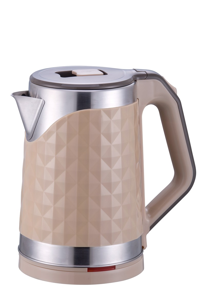 Light Coffe Diamond Pattern Kettle