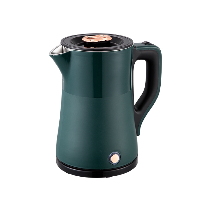 Green Dual-wall Electric Kettle