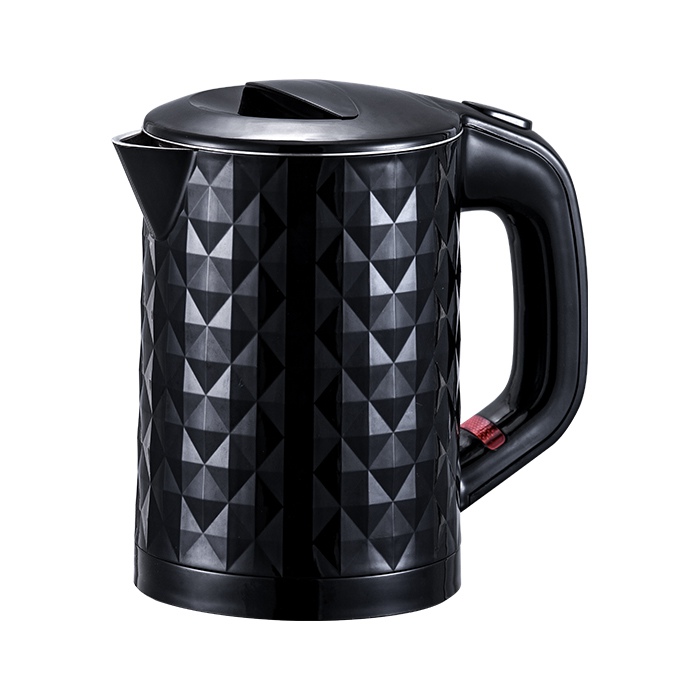 Pitch Black Diamond Effect Kettle