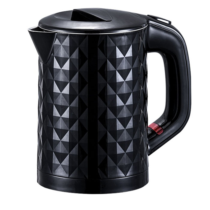 Pitch Black Diamond Effect Kettle